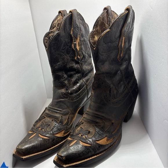 Ariat Shoes - Ariat Black and Brown Ankle Boots